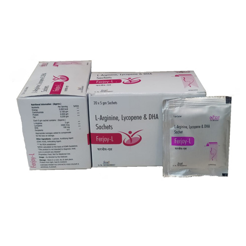L-Arginine, Lycopene, DHA Sachet
