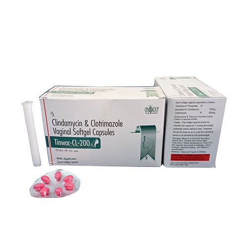 Clindamycin, Clotrimazole, Vaginal  Soft gel Capsules