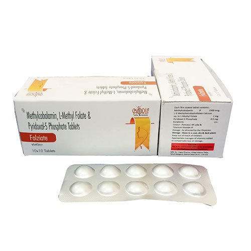 Methylcobalamin L Methylfolate & Pyridoxal 5 Phosphate Tablets