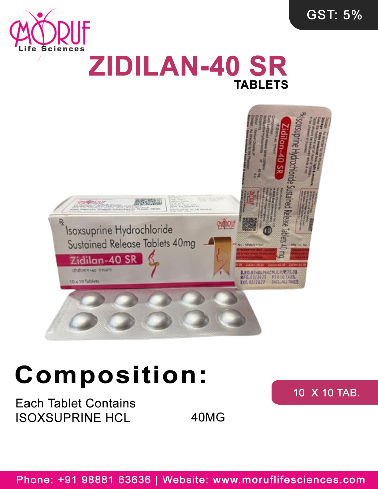 Zidlian-40 SR Tablet