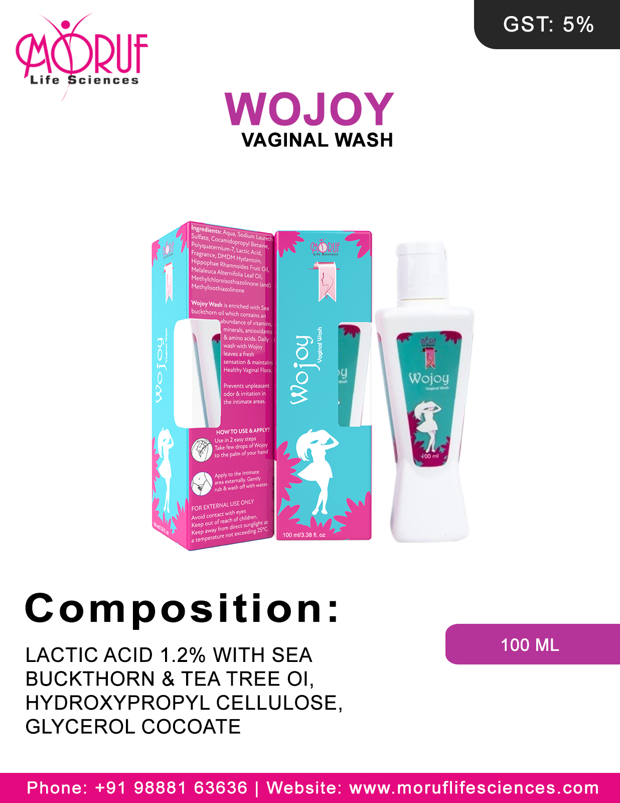 Wojoy Vaginal Wash