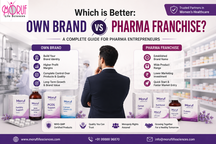 Which is Better: Own Brand vs Pharma Franchise? A Complete Guide for Pharma Entrepreneurs