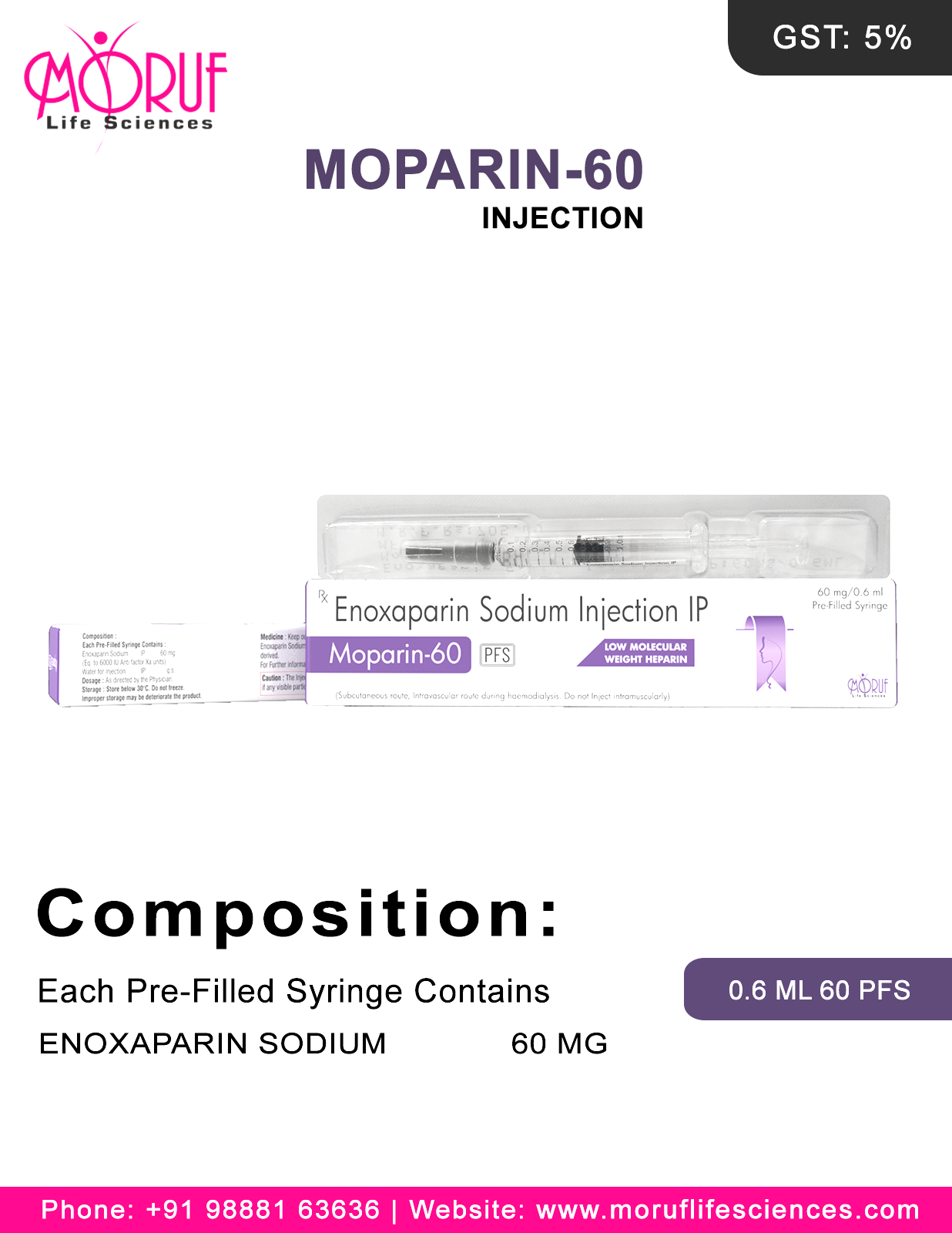 Moparin-60 Injection