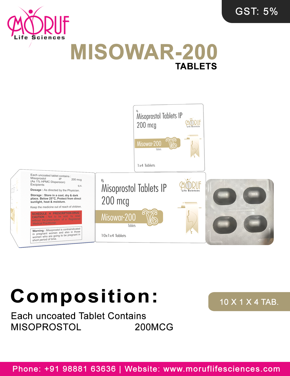 Misowar 200 Tablets